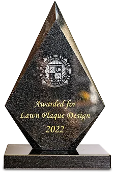 2022 Lawn Plaque Design Award